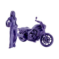マックスファクトリー PLAMAX MF-101 1/20 Rider‘s portrait Honda Rebel 1100 ネイビー プラモデル 【1…