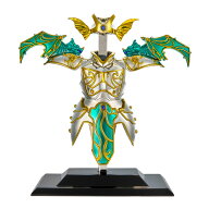 送料無料◆ドラゴンクエスト メタリックアイテムズギャラリースペシャル 天空の鎧＆天空の兜 フィギュア …