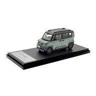 送料無料◆1/43 Mitsubishi DELICA MINI(2025) アッシュグリーンメタリック×ブラックマイカ HS587GR レ…