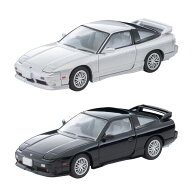 送料無料◆トミカリミテッドヴィンテージNEO 日産 180SX Type X 2種セット (LV-N385a 銀/LV-N385b 黒) 19…