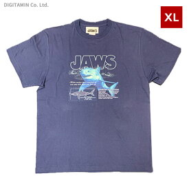 YUTAS ジョーズTシャツ JAWS BluePrint INDIGO XLサイズ◆ネコポス送料無料（ZG74628）