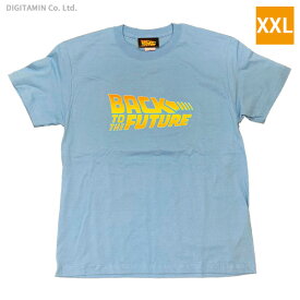 YUTAS バック・トゥ・ザ・フューチャーTシャツ Back To The Future LOGO BL XXLサイズ◆ネコポス送料無料（ZG74644）