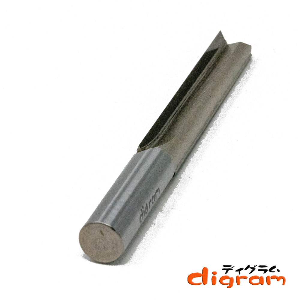 ルーター ビット スーパーロング ストレート 12mm軸 （ 刃径 12.7mm ） Microtungsten carbide 【dm309114】  | ルータービット取っ手 ディグラム