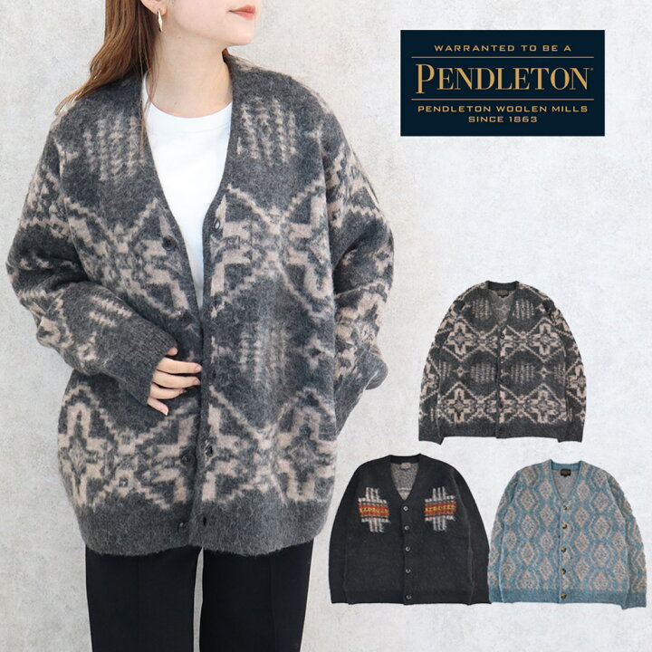 楽天市場】【SALE価格！30％OFF！】PENDLETON ShaggyVneckCardigan 
