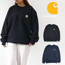 【50％OFF！】Carhartt カーハート クルーネックポケット スウェットシャツ トップス　スウェット　トレーナー　男女兼用　秋冬　メンズ　レディース　ユニセックス　ストリート　カジュアル　アウトドア　スポーツ　誕生日　プレゼント　贈り物　103852