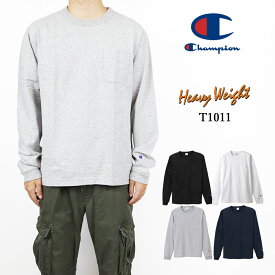 CHAMPIONチャンピオン　MADE in USAT1011 Long Sleeve T-Shirtティー・テン・イレブンポケット付き長袖TシャツC5-P401