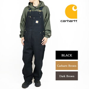 yēׁIzCarhartt J[n[g R01 BIB OVERALL COTTON DUCK ru I[o[I[ Rbg_bN@Ȃ