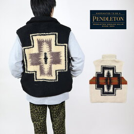 【20%OFF!!】PENDLETON ペンドルトン Boa Stand Vest ボアスタンドベスト 2475-9017