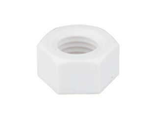 ポリカ 六角ナット ポリカーボネイト 標準色(白) プラスチックナット M10 小箱200個入り