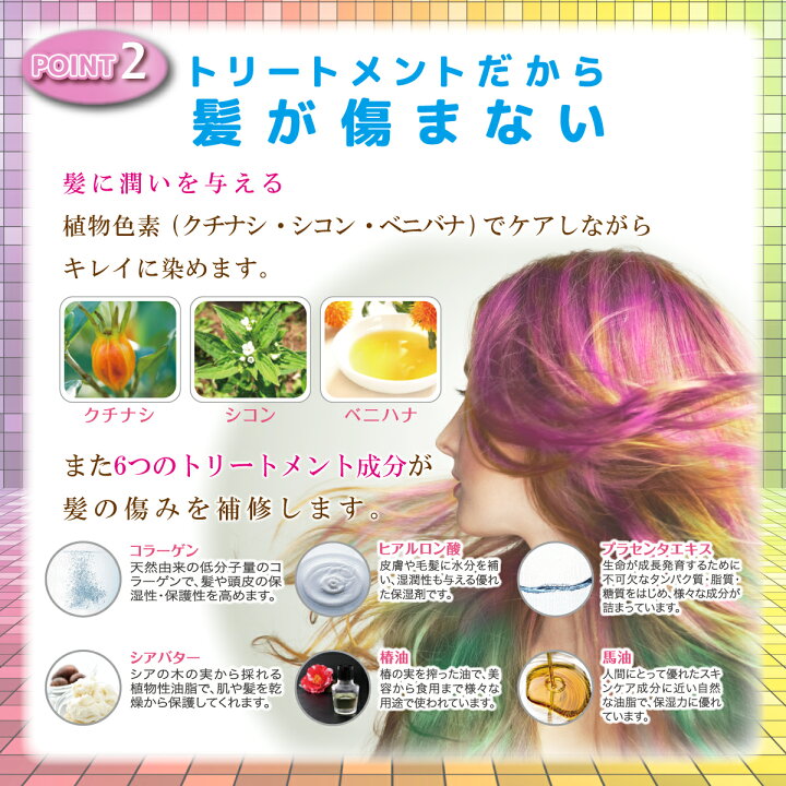 楽天市場 カラートリートメント シュヴーアンサンブル ヘアカラートリートメント 0g 送料無料 お試し ヘアカラー カラーリング カラーリングトリートメント 毛染め ピンク レッド ブルー 金髪 アッシュ 紫 アッシュミルクティー ベイビーピンク グリーン カバー