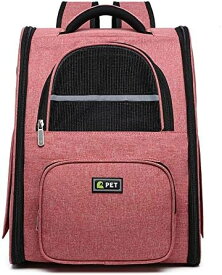 【20%OFFクーポン〜】ペット リュック ペットキャリーバッグリュック 犬 猫 リュック 折り畳み式の 猫キャリーバッグ リュック 猫 きゃりーバッグ りゅっく 飛び出し防止リード付き 出かける安全便利な犬用 猫用キャリーリ