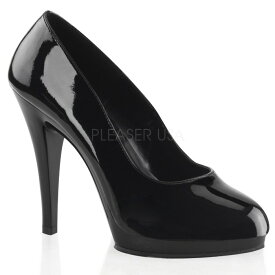 パンプス Pleaser プリーザー 11cm 12 センチ ヒール 黒 ブラック エナメル ハイヒール ピンヒール 社交ダンス シンプル ドレス 大きいサイズ 小さいサイズ パーティー 二次会 衣装 靴 レディース メンズ FLAIR-480 FLA480/B/M 取寄