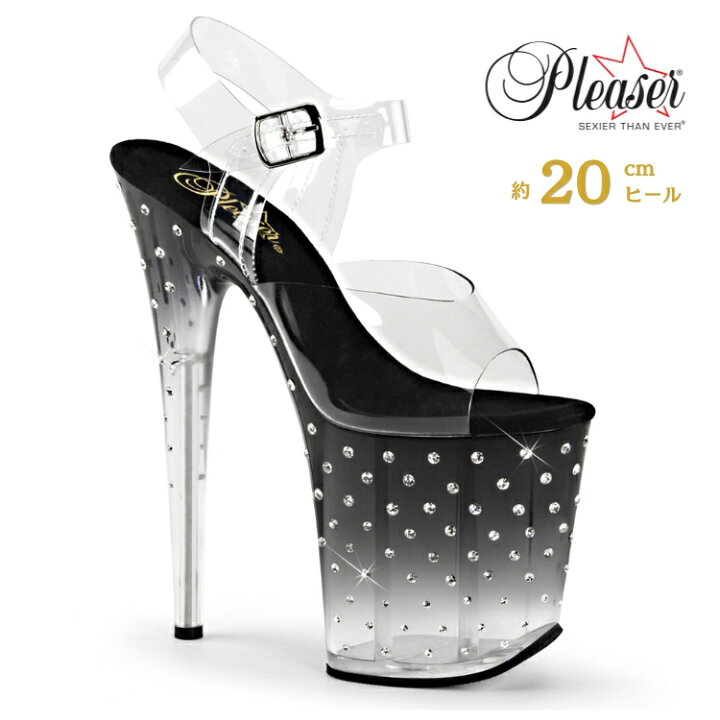 楽天市場】Pleaser プリーザー ヒール キャバ サンダル 厚底 20cm 