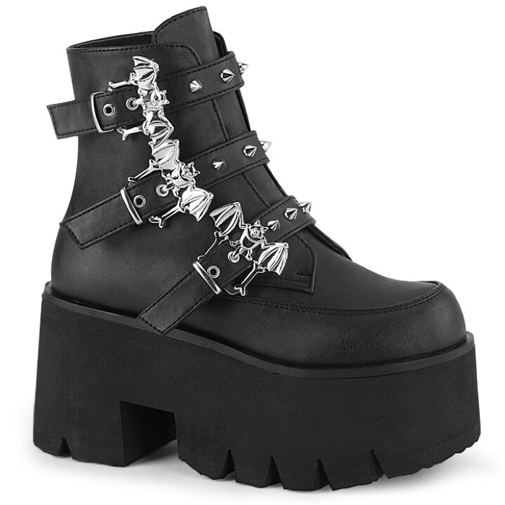 楽天市場】demonia デモニア 厚底 ブーツ ショートブーツ 厚底 9cm 