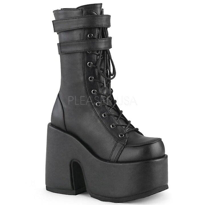 楽天市場】demonia デモニア 厚底 ブーツ ショートブーツ 厚底 13cm 