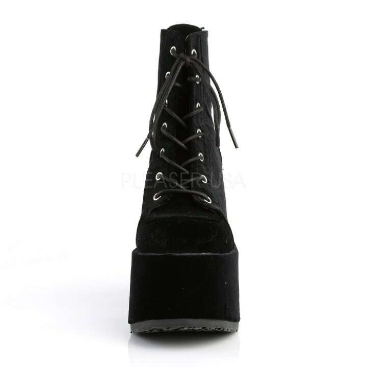楽天市場】demonia デモニア 厚底 ブーツ ショートブーツ 厚底 13cm 