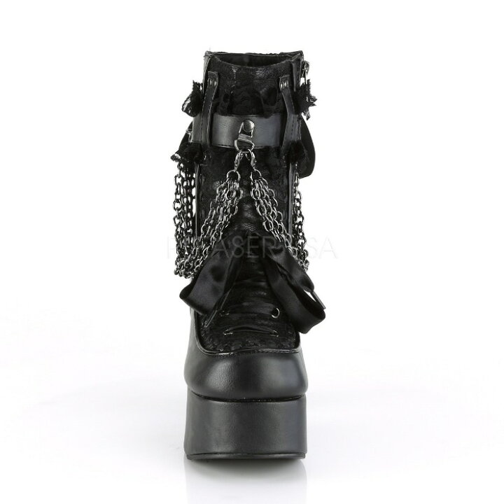 楽天市場】demonia デモニア 厚底 ブーツ ショートブーツ 厚底 11.5cm 