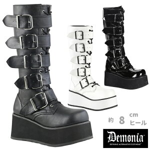 demonia �f���j�A ���� �u�[�c �����O �����O�u�[�c ����u�[�c ���o�[�\�[�� 8cm �q�[�� �� �u���b�N �� �z���C�g ����� ���� �G�i���� �x���g �o�b�N�� �҂ݏグ �W�b�p�[ �傫���T�C�Y ��