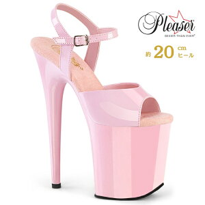 Pleaser �v���[�U�[ �q�[�� 20cm ���� �T���_�� �|�[���_���X �p �q�[�� �t���~���S �傫���T�C�Y �Ή� �s���N �x�r�[�s���N �G�i���� ���f�B�[�X �����Y ���� �j�� 20�Z���` �q�[�� �n�C�q�[�� 