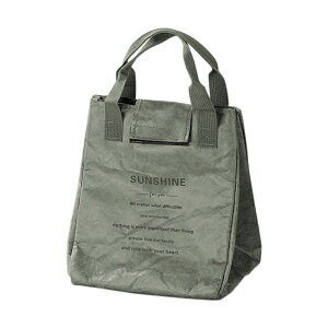 ランチバッグ バッグ 弁当箱 小さめ おしゃれ キャンバス生地 冷蔵トートバッグ お弁当袋 8L 保冷 保温 スタイリッシュでシンプル 無地 仕事 学校 屋外ピクニックなどに適しており 大容量で