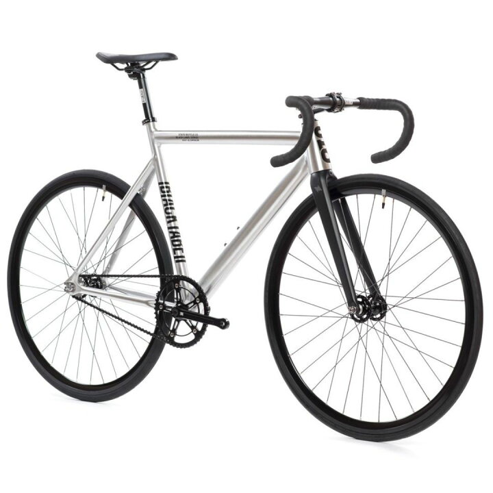 楽天市場 ピストバイク 完成車 State Bicycle 6061 Black Label V2 Raw ステイトバイシクル 自転車 バイク スポーツバイク 完成品 アルミ 軽量 カスタム カスタムバイク ベース フリーギア 固定ギア 初心者 シンプル おしゃれ 銀 シルバー Diner楽天市場店