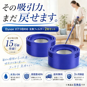 �y20��OFF�N�[�|���z�z���z�_�C�\�� V7 V8 �t�B���^�[ 967478-01 Dyson�Ή� �|�X�g���[�^�[�t�B���^�[ HEPA�t�B���^�[ SV10 SV11 �Ή� �|���@�����p�t�B���^�[ ���􂢉\ �݊��i 2������