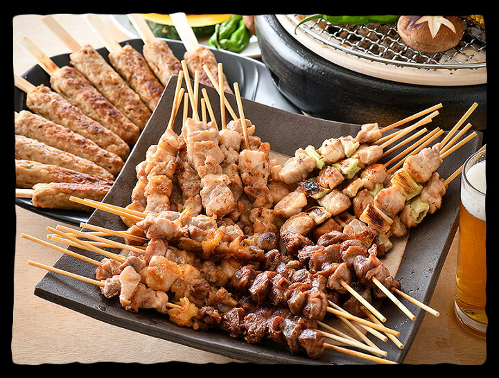 楽天市場】焼き鳥 5種類盛り合わせ 50本セット やきとり 焼鳥 鶏もも 
