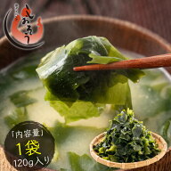【10日限定P3倍！】 カットわかめ 120g わかめ 大人 海藻 おにぎり ふりかけ ダイエット ご飯のお供 ワカ…