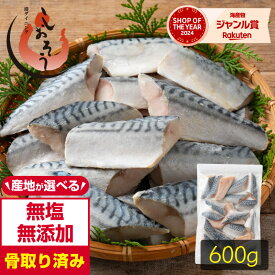 【20日限定P3倍！】 産地が選べる　さば 鯖 骨取り 切り身 30g×20切 無塩 ノルウェー産 サバ 天然 骨なし チャック袋 バラ凍結 冷凍 2個購入500円 3個購入1,200円 OFF まとめ買いクーポン付 塩なし 骨抜き 敬老の日