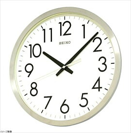 セイコー クロック 掛け時計 アナログ オフィスタイプ 金属枠 KH409S SEIKO
