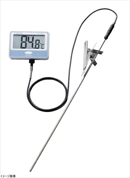 佐藤 壁掛型防水デジタル温度計（指示計のみ） SK100WPのサムネイル