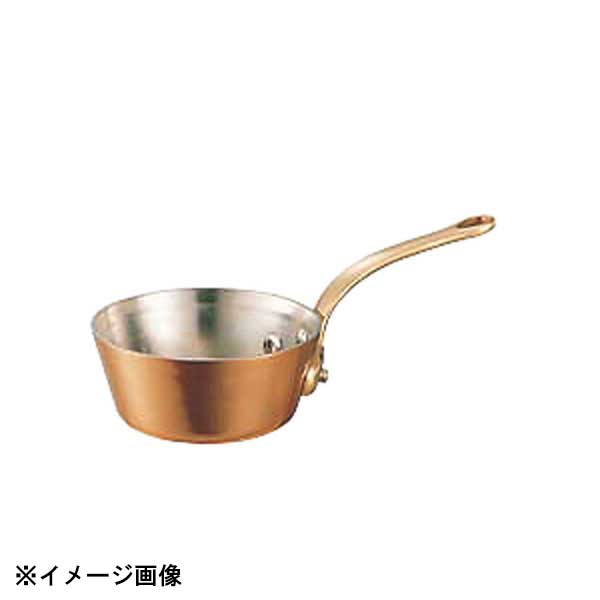 素敵でユニークな 和田助製作所 銅極厚テーパー鍋 真鍮柄 24cm 009032