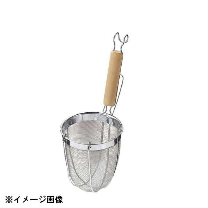 楽天市場】新越ワークス TS 18-8木柄うどんてぼ丸底 (30114丸木柄 