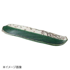 桐井陶器 モデルノ MODERNO 織部山里 櫛目長皿 290-3570