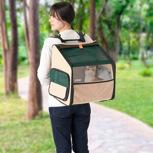 ペット用折り畳み式ハウス型トラベルリュック ペット用品 563603 \レビューキャンペーン開催中/