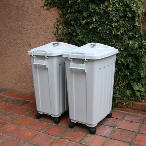 ペール40L キャスター付き 2個組 保管庫 590485 \レビューキャンペーン開催中/