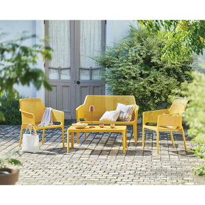 �_LINE�F�����o�^�ŃN�[�|���^ NARDI/�i���f�B �J�t�F�e�[�u�������E���W�`�F�A 4�_�Z�b�g �K�[�f���t�@�j�`���[�Z�b�g �K�[�f���t�@�j�`���[ H91306