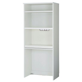 【最大5000円OFFクーポン 1／20迄】 狭いキッチンでも広々使える引き戸式大型パントリーシリーズ レンジラック 下オープン 幅75.5cm レンジ台 キッチンラック キッチン収納 586540 ＼LINE友だち登録でクーポン／