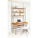 【最大5000円OFFクーポン 2月16日迄】 突っ張り式高さ調節シリーズ 伸長デスクラック 幅118cm パソコン PC ワーク 袖机 机 627010 ＼LINE友だち登録でクーポン／