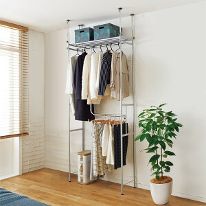 �y�ő�5000�~OFF�N�[�|�� 2��1�����z �E�H�[�N�C���˂�����n���K�[ ��78cm-128cm�E�n�C�^�C�v�i����218cm-280cm�j�E�J�[�e���Ȃ� ���[�h���[�u �N���[�[�b�g�n���K�[ �J�o�[ �ߗގ��[ 589402 �_LINE�F