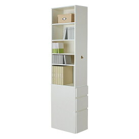 【最大7000円OFFクーポン 4月20日迄】 ≪高さ180cm≫ デスクサイド収納ラック 幅30奥行46.5cm サイド 脇机 机 627213 ＼LINE友だち登録でクーポン／