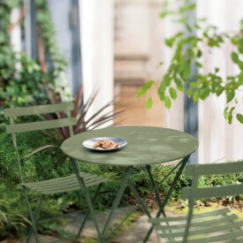 レビュー記入でクーポン配布 ガーデンテーブル ガーデンファニチャー フランス製ビストロテーブル G72902