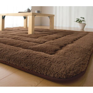 \最大8000円オフクーポン 10月27日9時59分迄/ ≪【正方形】190×190cm≫ もこふわマイクロファイバーのシープ調ふっくらこたつシリーズ こたつ敷き布団 こたつ敷布団 こたつ 611114