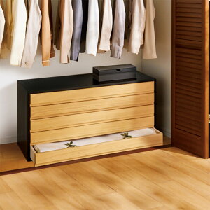 \最大8000円オフクーポン 10月27日9時59分迄/ 和モダン桐箪笥 着物収納5段 押入れ クローゼット収納 衣類収納 590206