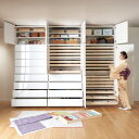【最大7000円OFFクーポン 11月16日迄】 スタイリッシュな着物専用クローゼット 上盆収納＆下引き出し・幅100cm ワードローブ クローゼット 衣類収納 546011