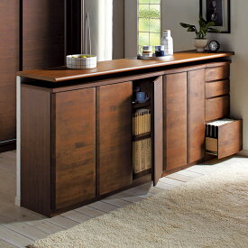 ＼LINE友だち登録でクーポン／ アルダー天然木 アールデザインブックシェルフ 引き出し 幅41.5cm 本棚 ブックシェルフ 書棚 ラック シェルフ 628154