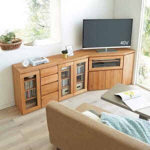 \LINE友だち登録で500円オフクーポン/ テレビ台 右コーナー用 幅90高さ70cm 【見やすいリビングボードシリーズ】 コーナーテレビ台 テレビ台 テレビボード 529004