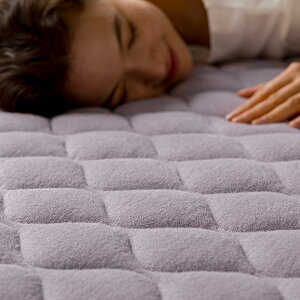 \LINE友だち登録で500円オフクーポン/ ≪シングル≫浅野撚糸と作った ふわふわタオル素材の敷きパッド 敷きパッド ベッドパッド 583004