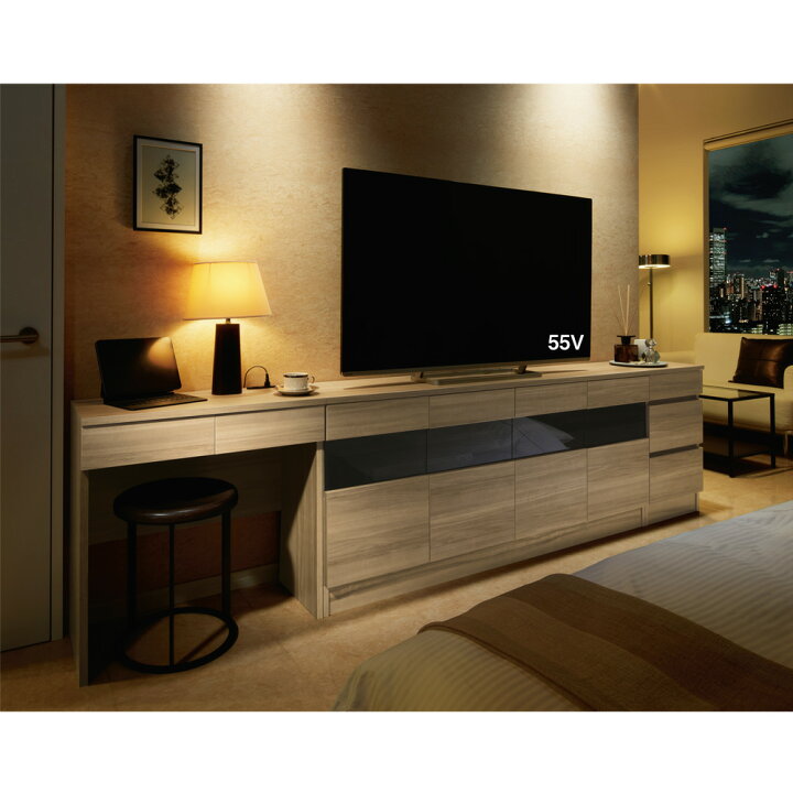 楽天市場】ハイタイプテレビ台 幅80.5高さ70cm 【ベッドルームテレビ台 