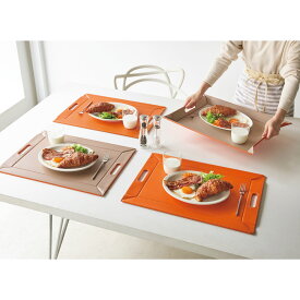 ＼LINE友だち登録で500円オフクーポン／ ランチョンマットになるトレー（リバーシブル） 大サイズ 4枚組 テーブルクロス ランチョンマット 580810